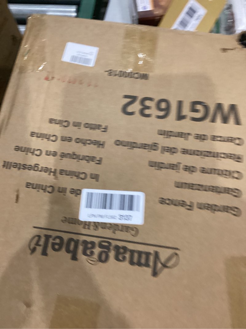 Condition photo showing Good Condition for AMAGABELI GARDEN & HOME 10 Panels 24in(H)×10ft(L) Decorative Garden Fences and Borders for Dogs Rustproof Metal No Dig Fence Panels Garden Edging Border for Animal Barrier Flower Beds Yard Patio Black 10 Panels-24in(H) x 10ft(L)