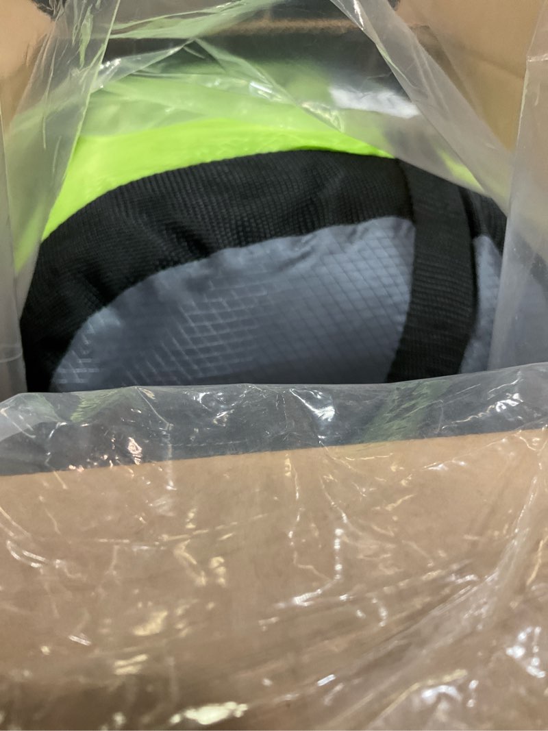 Condition photo showing As Is for Stansport Trekker 2.5 Lb. Mummy Bag, 86" x 34" Wide - Green/Charcoal