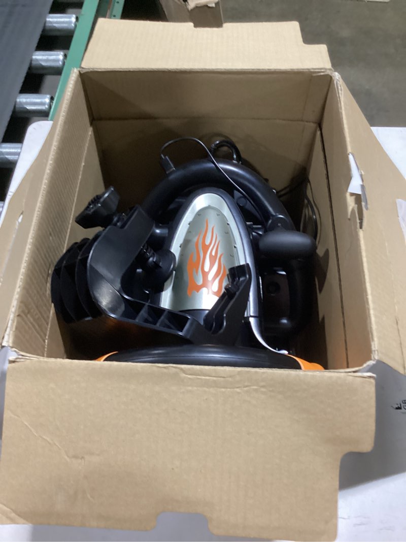 Condition photo showing New/Like New for PXN PC Racing Wheel, V3II 180 Degree Universal Usb Car Sim Race Steering Wheel with Pedals for PS3, PS4, Xbox One, Xbox Series X/S, Switch (Orange)