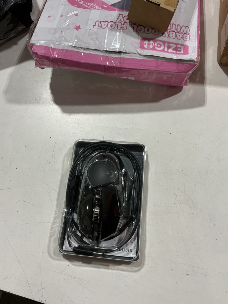 Condition photo showing Good Condition for logitech g502 hero high performance wired gaming mouse, hero 25k sensor, 25,600 dpi, rgb, adjustable weights, 11 programmable buttons, on-board memory, pc/mac - black black wired mouse