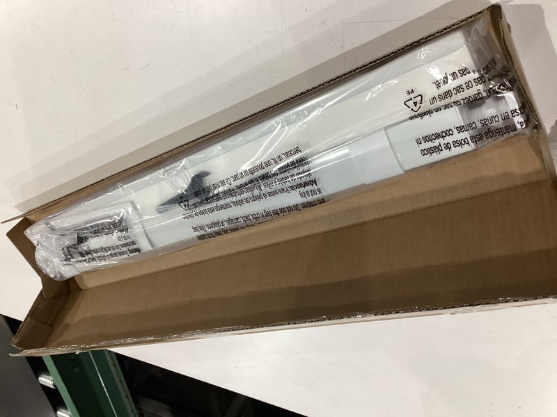 Condition photo showing As Is for lazblinds no tools no drill cordless cellular shades, light filtering honeycomb shades for home, thermal insulation blinds for windows, 28" w x 64" h, white light filtering-white 28" w x 64" h
