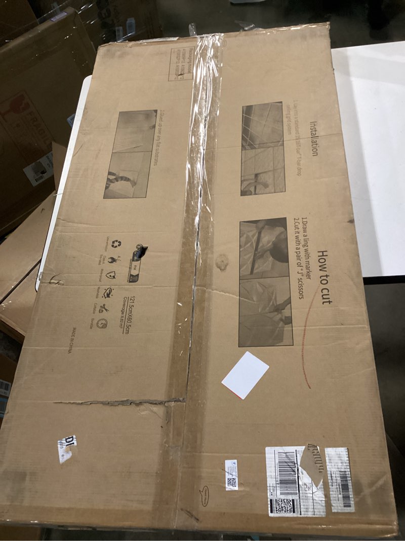 Condition photo showing New/Like New for Art3d Drop Ceiling Tiles, 24x48in. White (12-Pack), Polyvinyl Chloride (PVC), Glue Down 24"x48" White 12