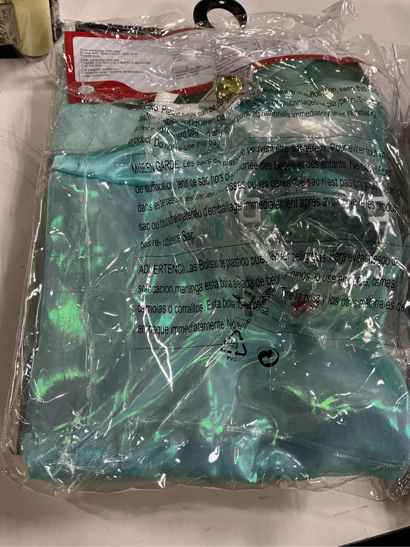 Condition photo showing New/Like New for Rosalina Deluxe Costume, Blue, Large (10-12) S (4-6x) Costume