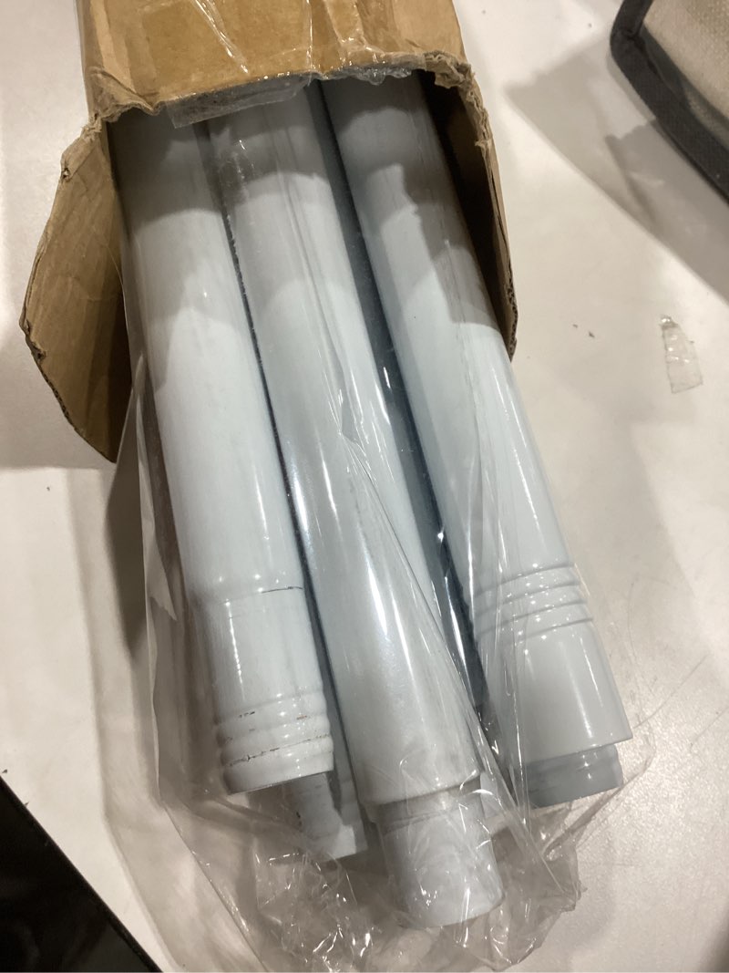 Condition photo showing As Is for AIZESI Shower Rod Tension 42-98 Inch, Shower Rods For Bathroom Adjustable No Drillimg Tension Shower Curtain Rod Anti-Rust Shower Curtain Rods Long Shower Rod White 42"-98"-1pcs