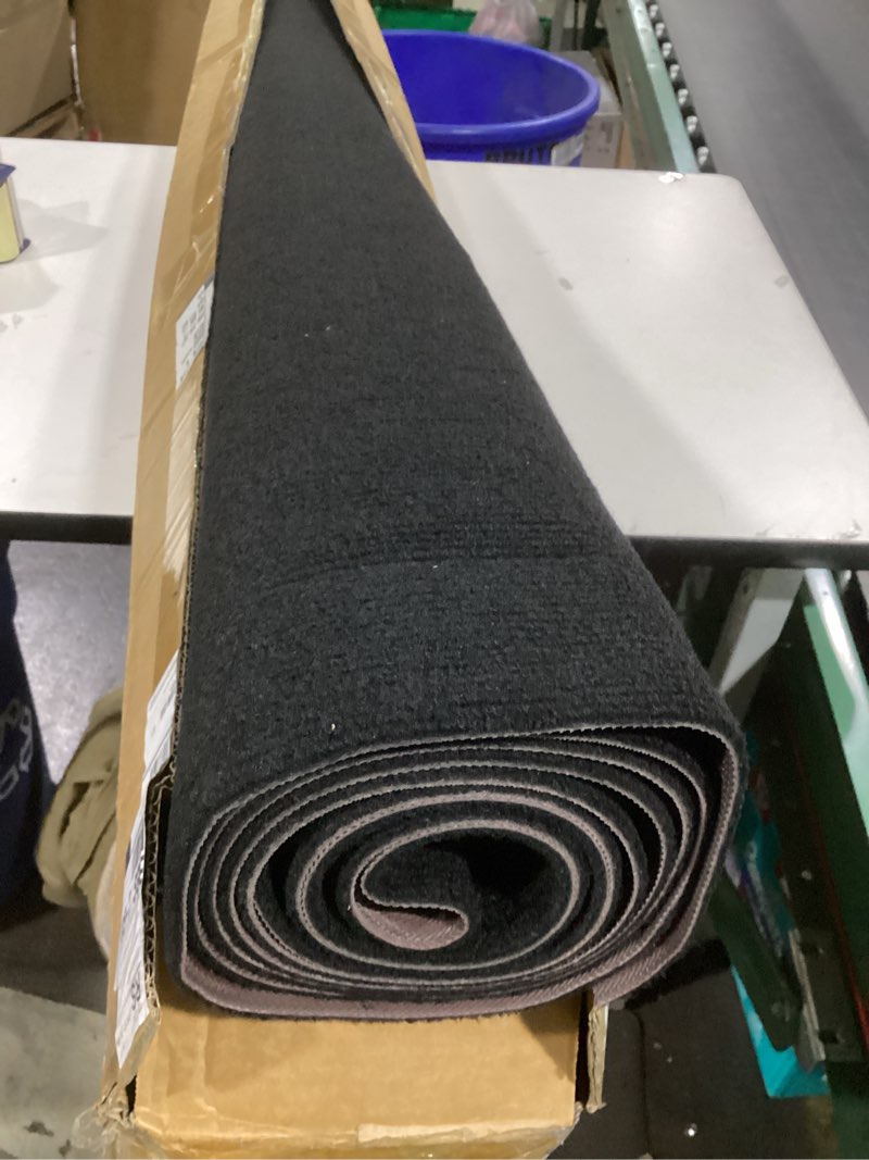 Condition photo showing Good Condition for Marine Carpet - 6 FT x 10 FT Black Indoor Outdoor Rug (0.2" Thick) with Water-Proof TPE Backing, Non-Slip Outdoor Marine Carpet Roll for Home, Patio, Porch, Deck Black 6 FT x 10 FT