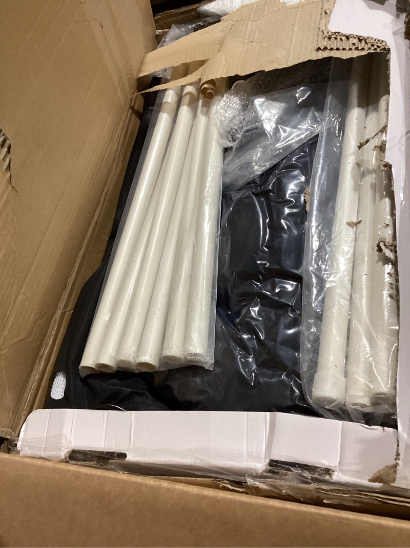 Condition photo showing As Is for Recovery Long Pod XXL, Cold Plunge Ice Bath Tub for Athletes and Adults, Inflatable Cold Therapy Ice Barrel with Protective Lid Cover, Hooded Bathrobe, Stopwatch, Anti-Slip Mat Long XXL INCOMPLETE 