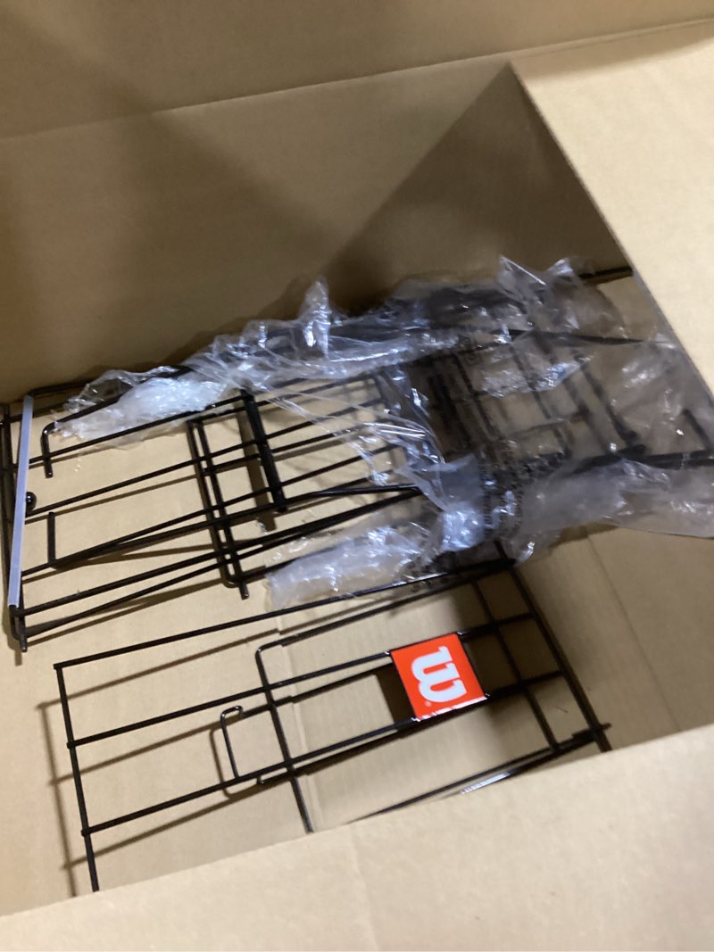 Condition photo showing As Is for Wilson Unisex Adult Ball Pick Up Basket Tennis Ball Collection Pick-Up Basket, 75 Tennis Balls Capacity, NS Single