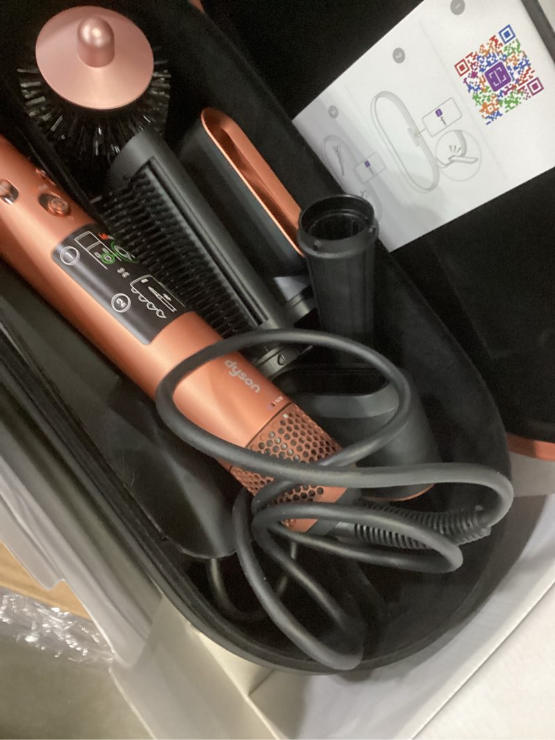 Condition photo showing As Is for Dyson Airwrap i.d. Multi-Styler, Allure Winner, Bluetooth Connected, No Heat Damage, 6-in-1 Versatil