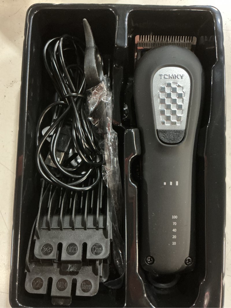 Condition photo showing Good Condition for hair clippers for men cordless&corded barber clippers for hair cutting & grooming professional hair trimmer for men rechargeable hair trimmer kit for household(black)