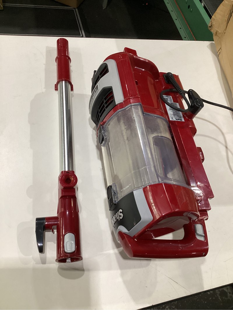 Condition photo showing As Is for ( USED, INCOMPLETE PARTS) Shark ZU561 Navigator Lift-Away Speed Self Cleaning Brushroll Lightweight Upright Vacuum with HEPA Filter, Red Peony Navigator Lift-Away w/Self-Clean Brush