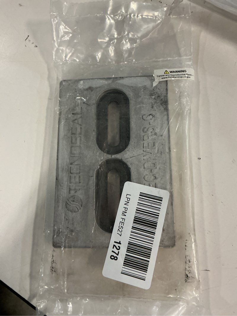 Condition photo showing Good Condition for Seachoice Hull Plate Anode, Magnesium, Fresh Water Use, 6 in. X 4 in. X 1/2 in.