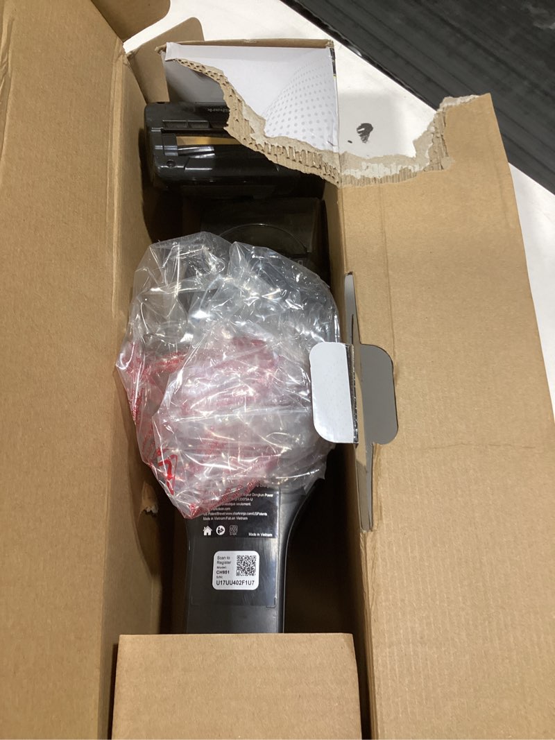 Condition photo showing As Is for Shark UltraCyclone Pet Pro Plus Cordless Hand Vacuum, Powerful Suction, Handheld Vacuum for Car & Home, Pet Power Brush, Crevice Tool, Scrubbing Brush, XL Dust Cup, Black, CH951