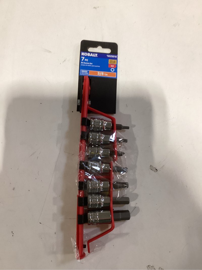 Condition photo showing Good Condition for kobalt 7 -piece 3/8-in drive set hex bit driver socket set