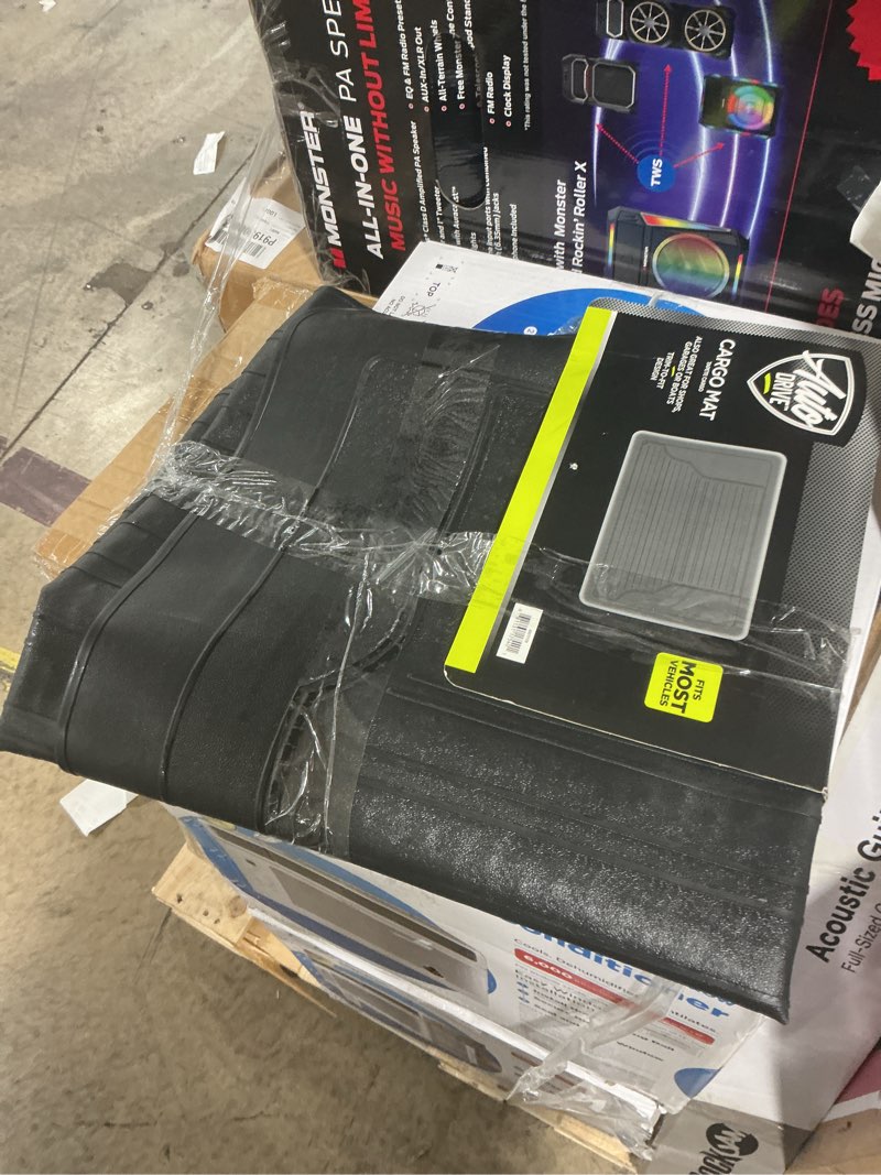 Condition photo showing Good Condition for auto drive 1pc car floor mat cargo utility black - universal fit, ad071717b