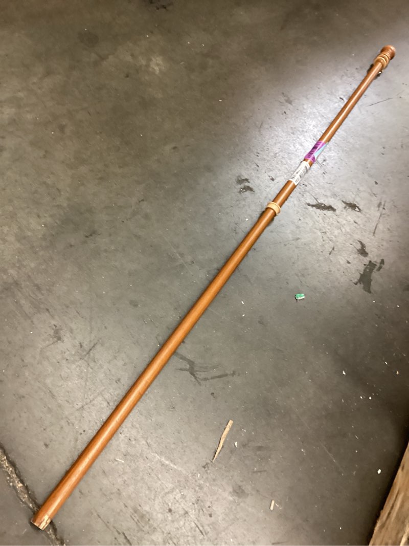 Condition photo showing Good Condition for evergreen flag 56" solid wood flag pole with one clip and anti-wrap tube for 3'x5' estate flag with pole sleeve, outdoor weatherproof use for residential or commercial anti-wrap tube with one clip