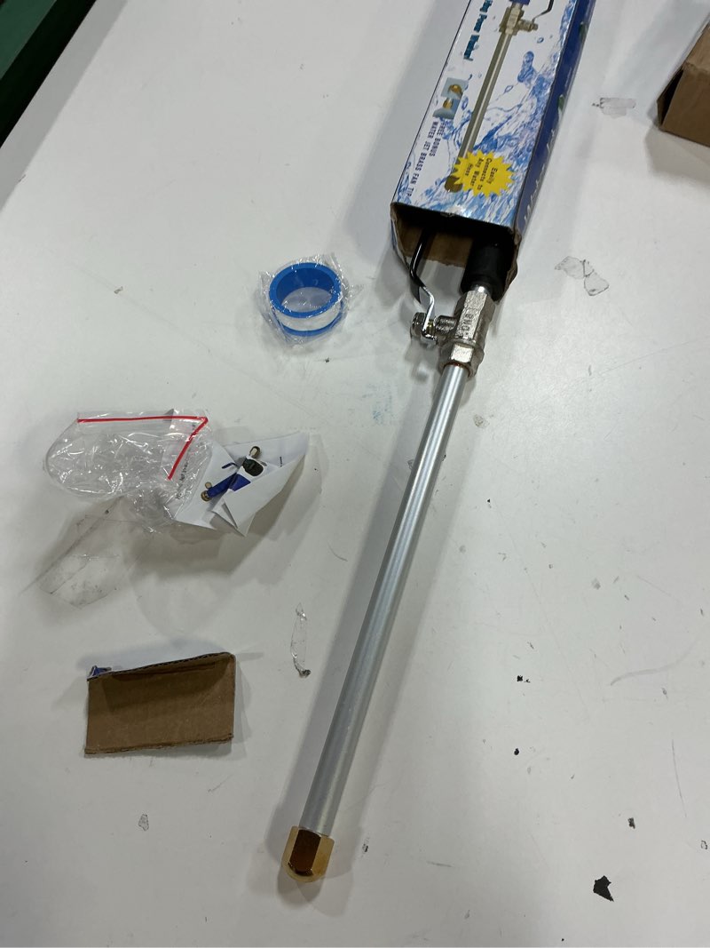 Condition photo showing Good Condition for upgraded jet nozzle for garden hose with 2 different nozzles and hose quick connectorswasher tools with 2 different nozzles and quick connectors black 18.0 inches