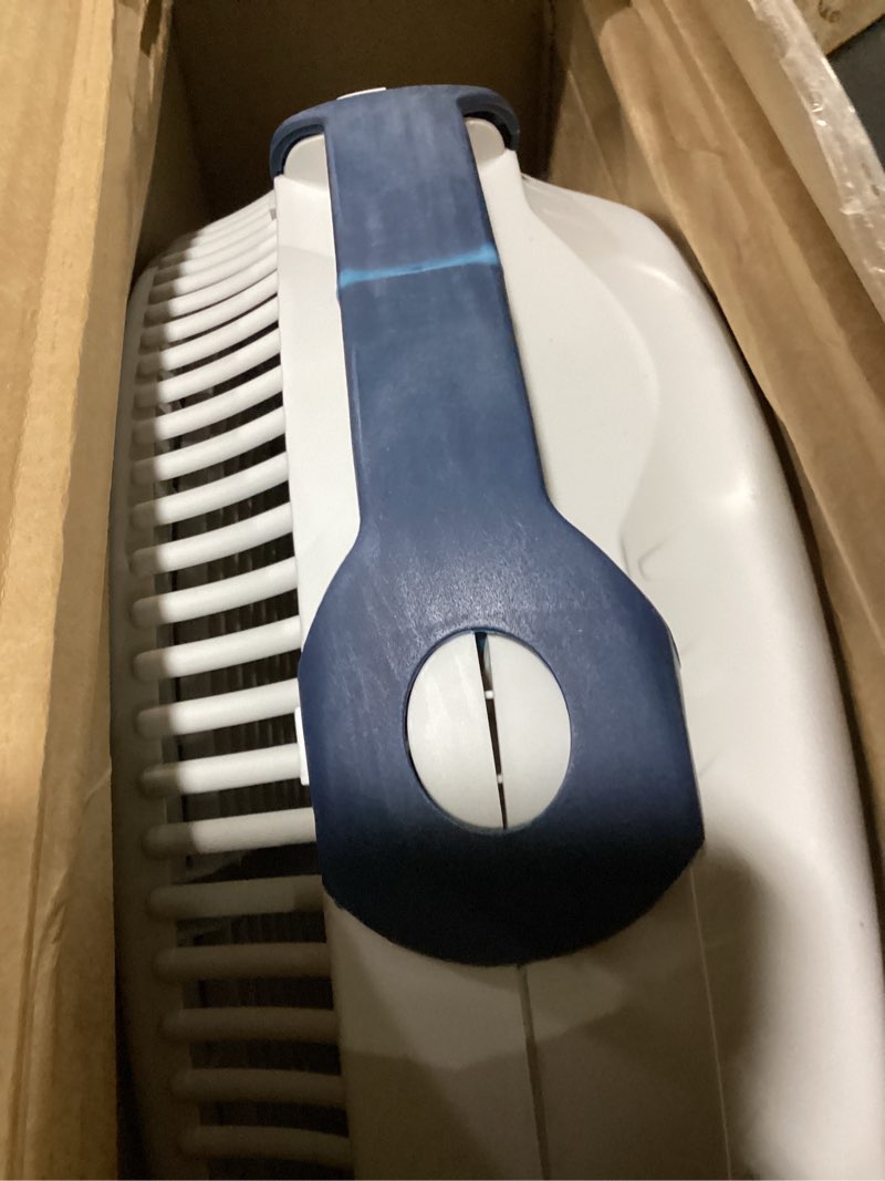 Condition photo showing As Is for lasko windmachine high velocity pivoting floor fan - 20" - 3301 - gray