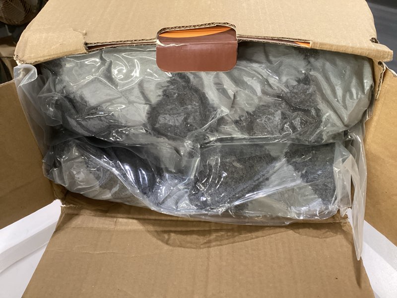 Condition photo showing New/Like New for Bearhug Electric Blanket King Size 100\" x 90\", Dual Controller Heated Blanket, Velvet & Sherpa, 10-Heat Levels & 1-12H Auto Off, Over-Heat Protect, ETL, Machine Washable King Size 100\" × 90\" Taupe-velvet & Sherpa, SIMILAR TO STOCK PHOTO