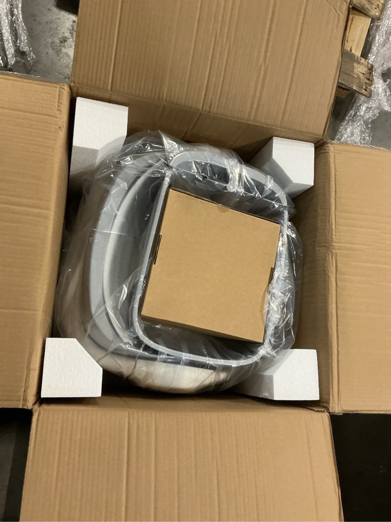 Condition photo showing New/Like New for open-top self cleaning cat litter box, automatic cat litter box, app control,upgraded safety protection, includes 1 roll waste bag, grey grey1