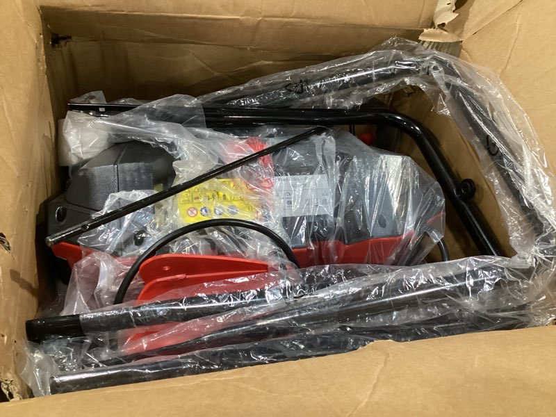 Condition photo showing Good Condition for (SIMILAR TO STOCK PHOTOS) SENIX Corded Snow Blower High-Efficiency 880lbs/min, 15Amp 21 inch Electric Snow Thrower, 33FT Max Distance, 180° Rotating Chute & LED Lights ETL Certified for Driveway Sidewalk Winter Use 21Inch-AC