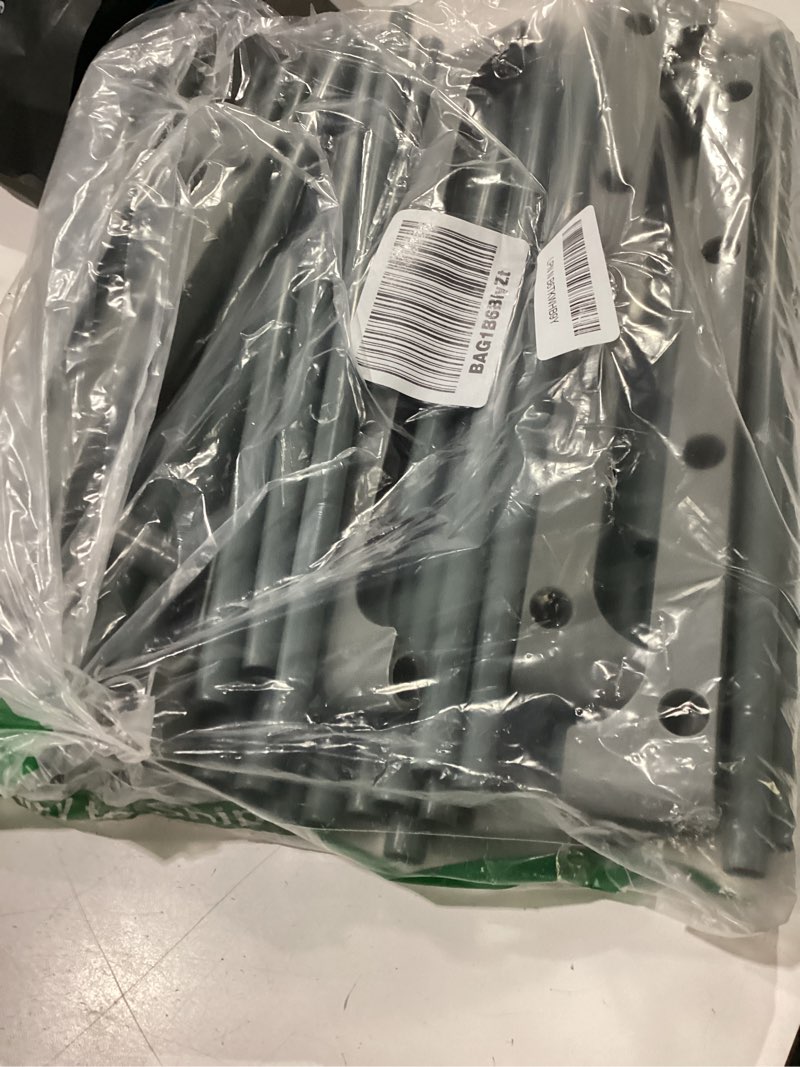 Condition photo showing Good Condition for SONGMICS Shoe Rack, 3-Tier Shoe Organizer, Metal Storage Shelf, Upright or Upside Down, for 16-20 Pairs, Stackable, for Entryway, 11.8 x 36.2 x 21.7 Inches, Gray ULSA303G01 Grey 3 Tiers (36.2"W)