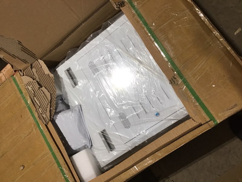 Condition photo showing As Is for MWE 37 Inch Digital Signage Displays, LCD Screen Advertising Kiosk with Custom Service, Indoor Floor Standing Commercial Totem, Android System Vertical Poster with Auto Media Player-White 37 inch NonTouch-Screen White SIMILAR NOT EXACT ITEM  INCOMPLETE 