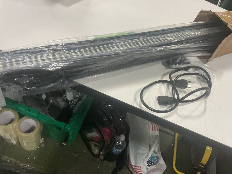 Condition photo showing Good Condition for LED Wall Washer Light, 336 LEDs 70W RGB DJ Lights Bar Stage Light Support DMX & RDM Control Dj Party Lights for Indoor Outdoor Disco Party Church Birthday Bar Wedding Black 1