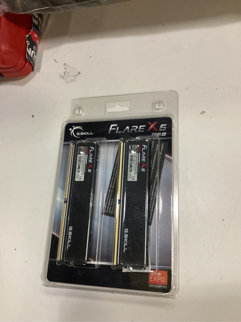 Condition photo showing New/Like New for G.SKILL Flare X5 Series DDR5 RAM (AMD Expo) 64GB (2x32GB) 6000MT/s CL30-40-40-96 1.40V Desktop Compu