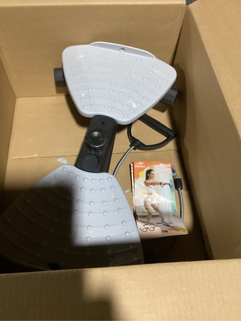 Condition photo showing As Is for MERACH Waist Twister Machine Exercise, Ab Twist Board with 300 lbs Weight Capacity, Abs Workout for Slim Waist and Core Ab Exercise, Noiseless Home Gym Equipment for Women Men Grey