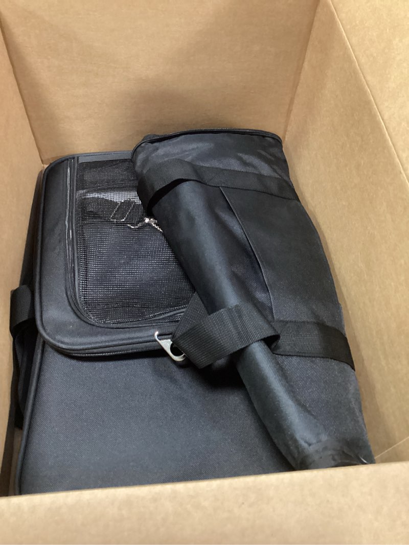 Condition photo showing As Is for Dog Cat Pet Carrier Bag Dog Backpack, Travel Bags Airline Approved Transport F