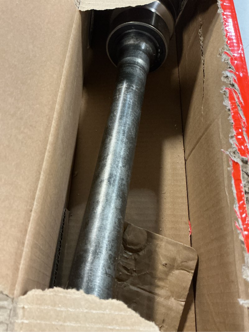 Condition photo showing As Is for a-premium cv axle shaft assembly compatible with mazda 3 2015 2016 2017 2018, 2.5l, manual transmission, front left driver side