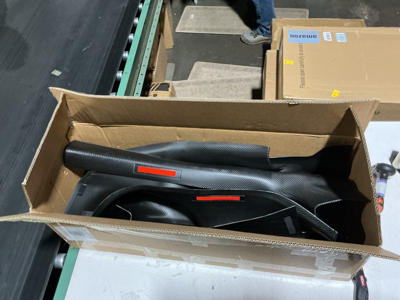 Condition photo showing Good Condition for 8pcs door sill protector for tesla model y juniper door entry guard anti-kick full protect door entry cover for 2025-2026 new model y juniper interior accessories(carbon fiber pattern) carbon fiber (not fit 2026 model y standard)