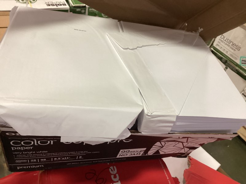 Condition photo showing Good Condition for Office Depot Color Copy Paper  8 1/2in. x 11in.  28 Lb  Ream Of 500 Sheets  Case Of 8 Reams  727641