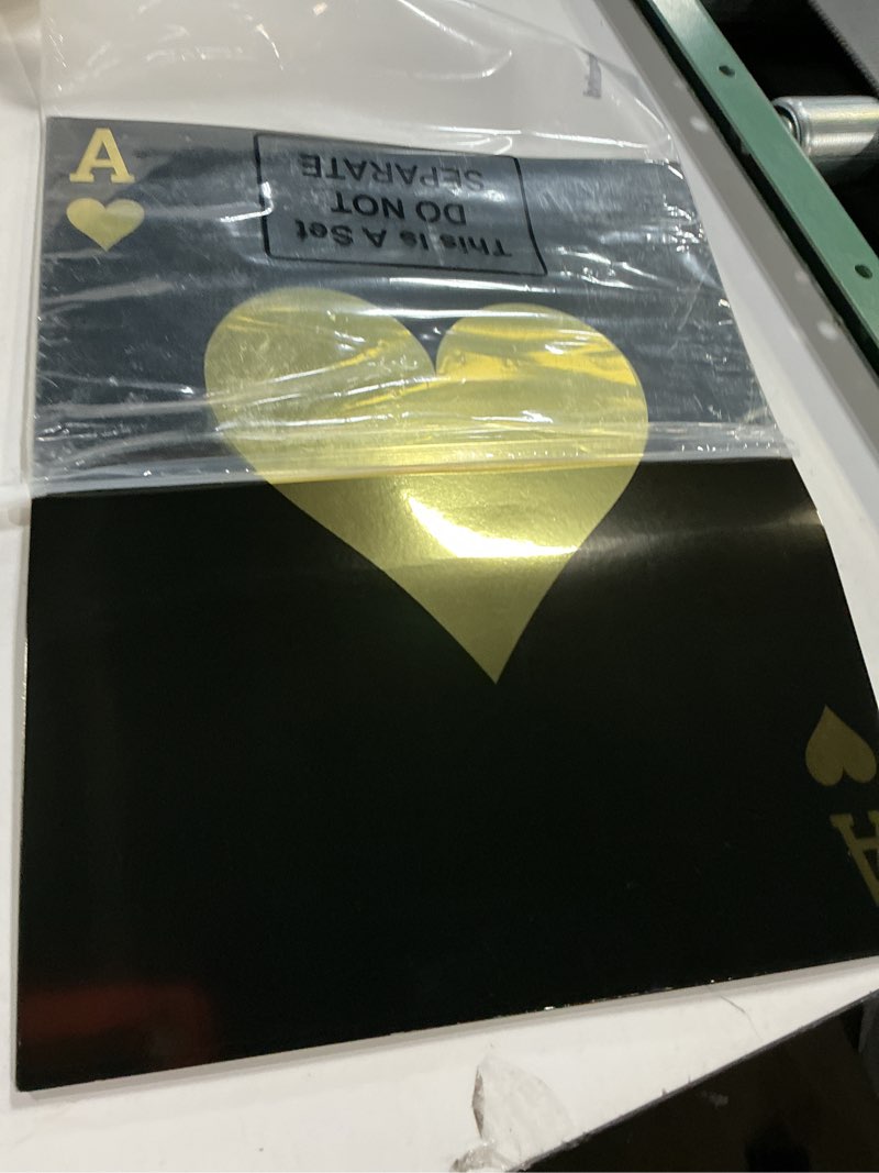 Condition photo showing Good Condition for 12 Pcs Jumbo Playing Cards Large Giant Print Playing Cards 15.8 x 12.6 Inches Thick Poker Card for Casino Theme Party Decorations Casino Card Birthday Game Night Party Decor