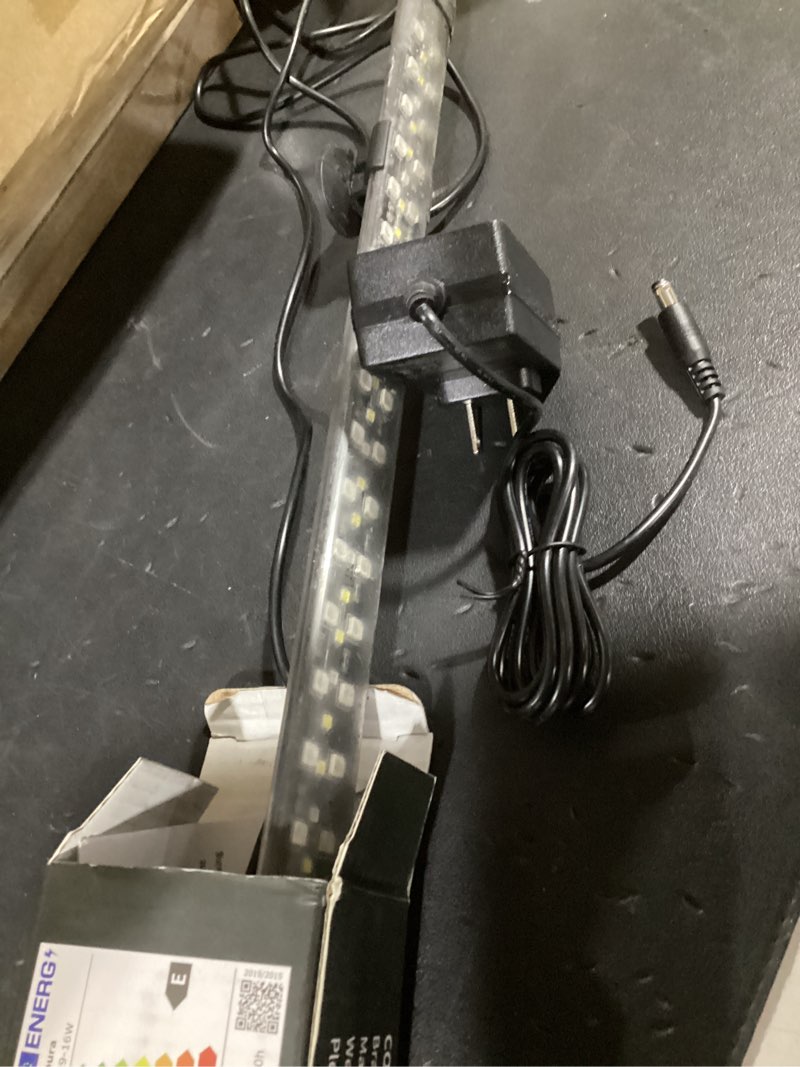 Condition photo showing Good Condition for seaoura submersible aquarium light for 28 to 54 inch fish tank, 24/7 cycle fish tank light with timer, aquarium plant light with full spectrum+7 single colors, auto on/off, adjustable brightness 26.8 inch length