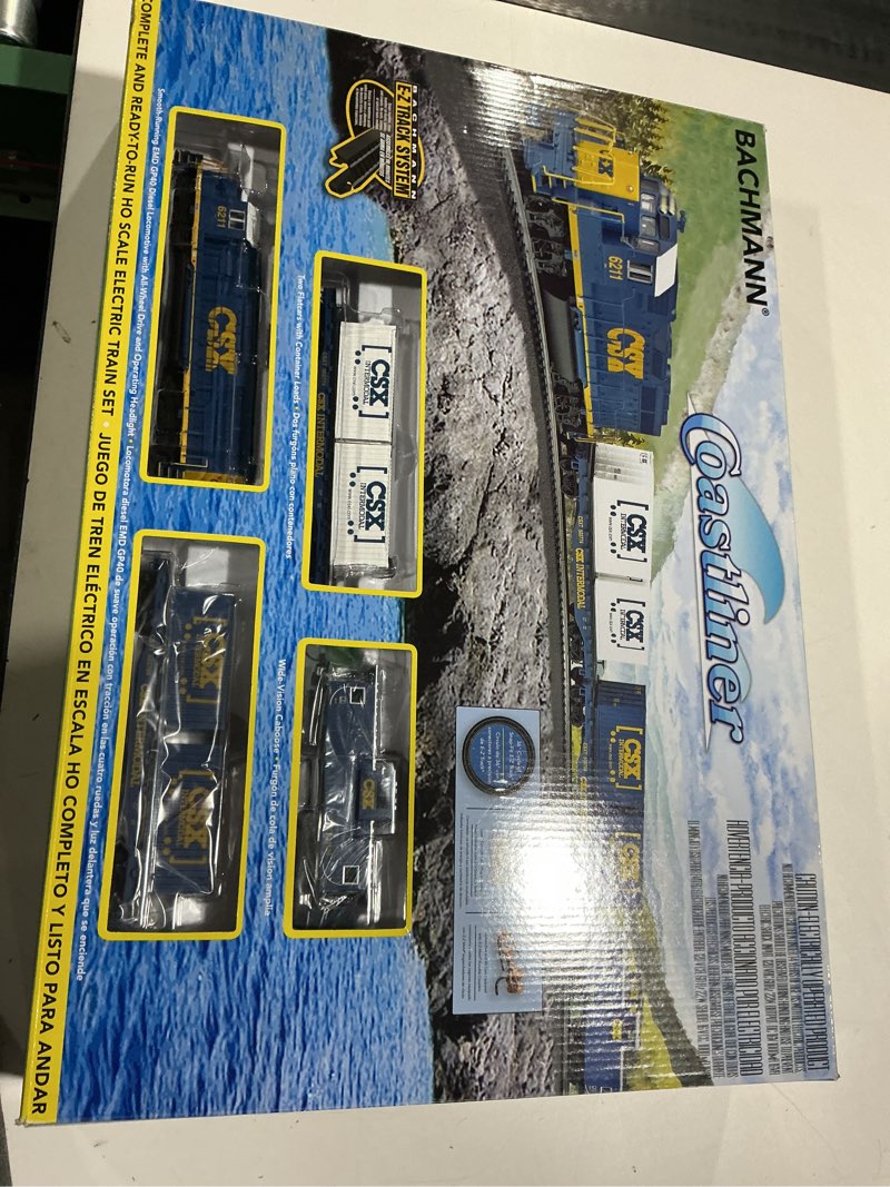 Condition photo showing Good Condition for Bachmann Trains - Coastliner Ready To Run Electric Train Set - HO Scale