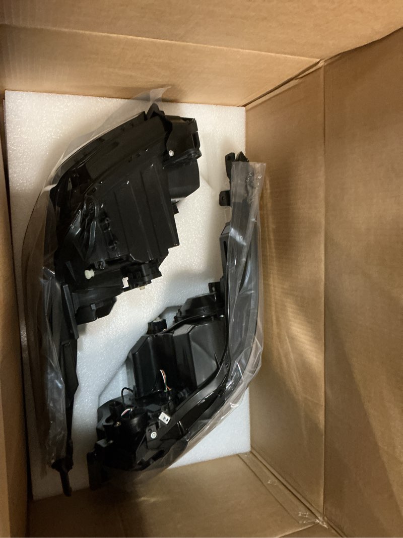 Condition photo showing New/Like New for silscvtt headlights assembly replacement for ats sedan 2013-2018 halogen type projector headlights driver and passenger side