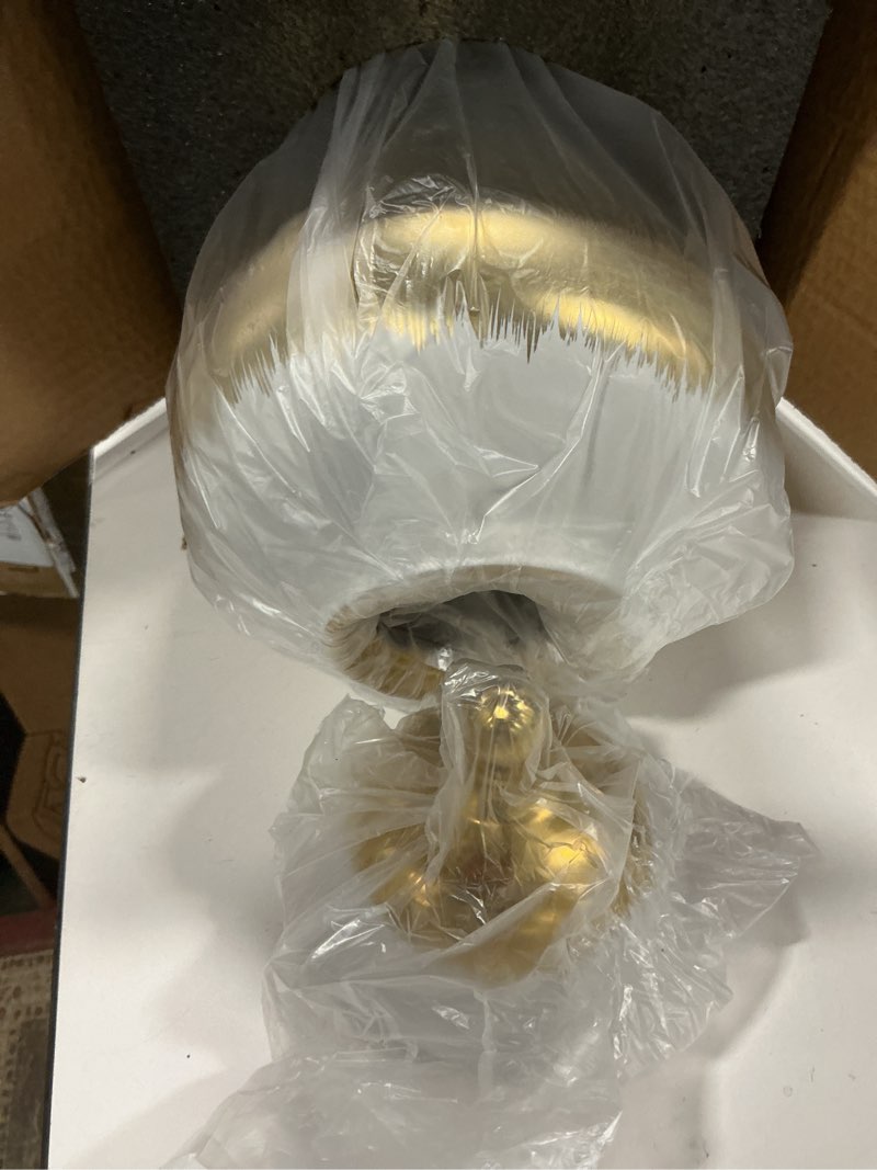 Condition photo showing Good Condition for Ginger Jar, White Ceramic Ginger Jars Vase with Gold Trim, White and Gold Vases for Decor Kitchen, Bookshelf Decor, Table Center-Vase, Temple-Jar(12in 12 Inch White and Gold-01