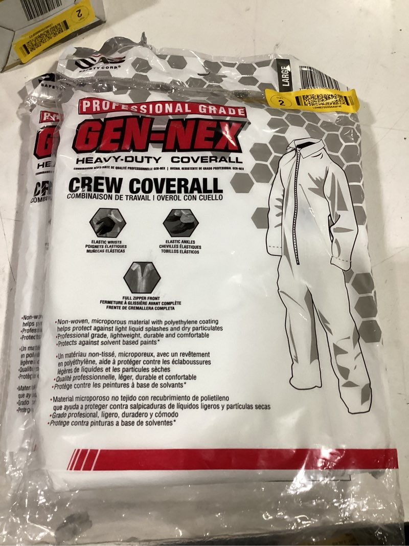 Condition photo showing New/Like New for gen-nex® professional grade coverall - 2 large