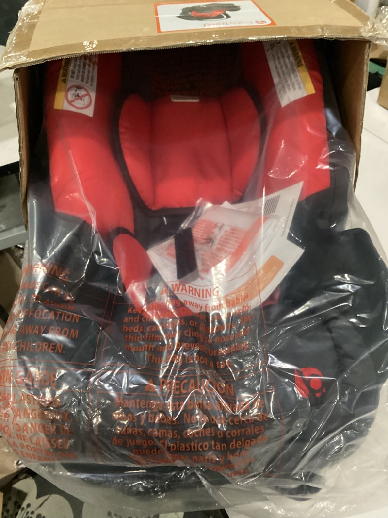 Condition photo showing Good Condition for baby trend ez-lift™ plus infant car seat, liberty red – newborn comfort padding, lightweight carry build, adjustable harness system