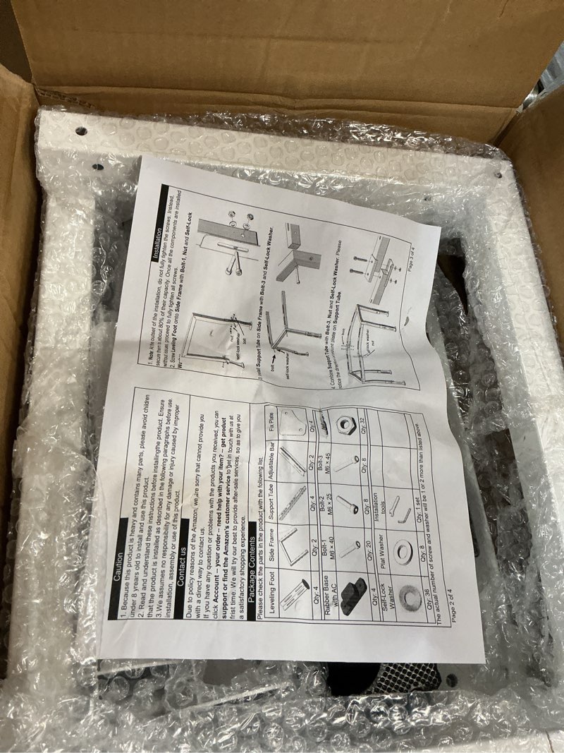 Condition photo showing New/Like New for Mini Split Ground Stand, Adjustable Anti-Vibration Mini Split Stand w/ 400LBS Load Capacity, Heavy Duty AC Stand for 9,000-12,000 BTU Ductless Mini Split Air Conditioner Heat Pump