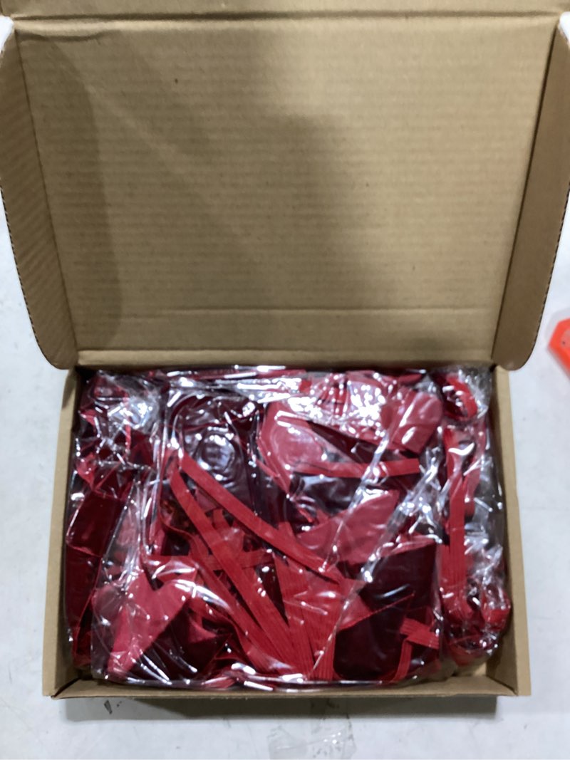 Condition photo showing New/Like New for Riceshoot 24 Pcs Velvet Elastic Bows for Gift Wrapping, 5x7 Inch Pre Tied Stretch Bows for Christmas Gifts, Xmas Tree, Birthday & Wedding Decorations(Brown,3 Inches Stretch Loops) Brown 3 Inch Stretch Loops