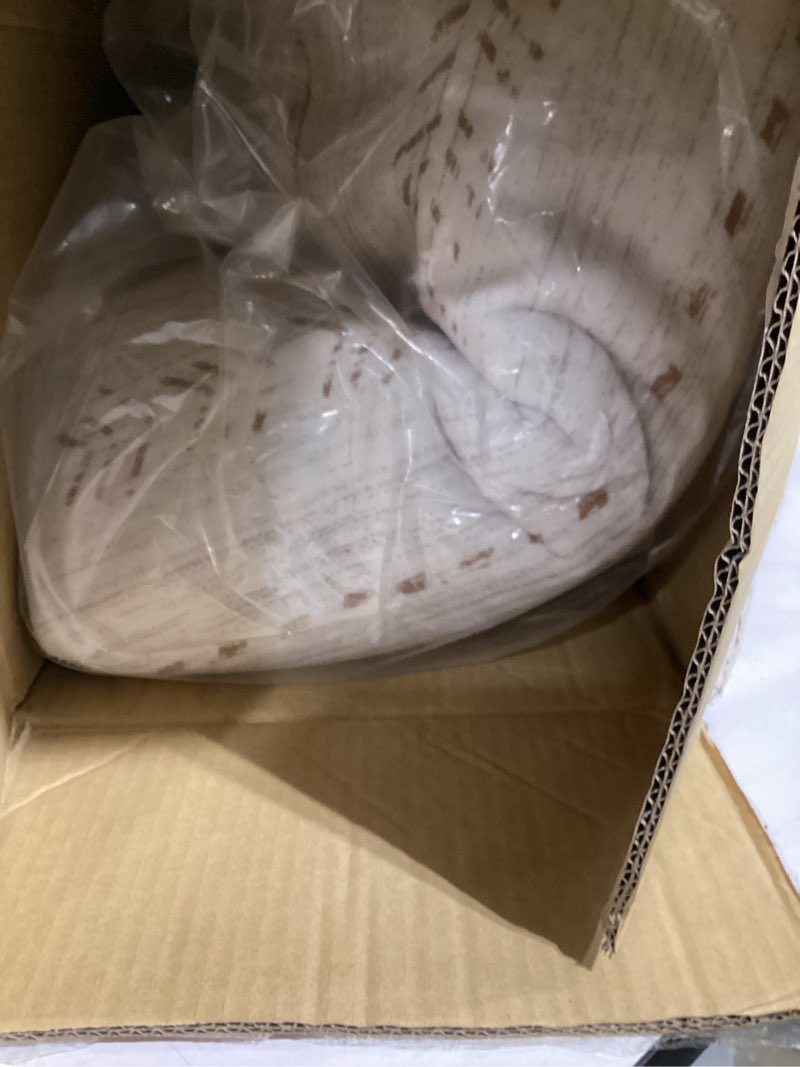 Condition photo showing New/Like New for Nakagishi Area Rugs 9x12 Living Room: Washable Boho Large Neutral Modern Soft Farmhouse Rug Stain Resistant Indoor Floor Non-Slip Carpet for Bedroom Nursery Kids Playroom Office Dining Room- Brown Beige Brown 9' x 12' (Rectangular)