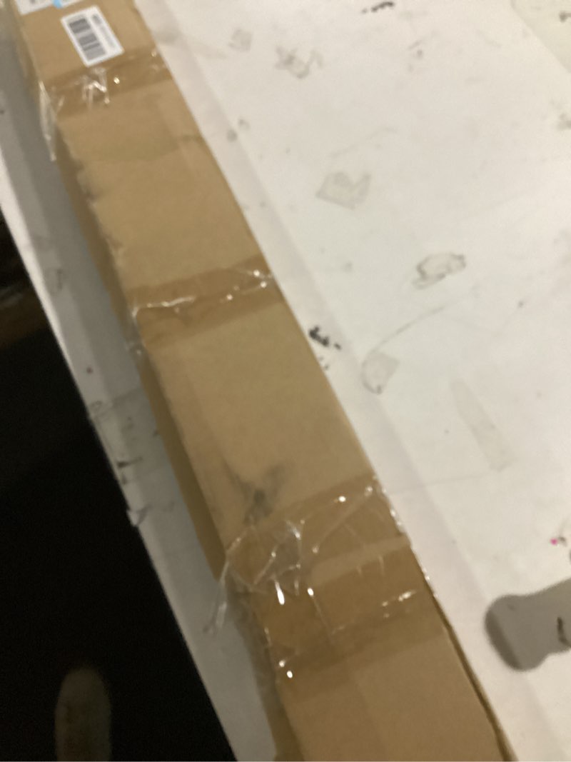 Condition photo showing New/Like New for ceiling curtain track, curtain track with roller hooks, 9ft - 12ft ceiling mounted rail set for room divider, white 9ft - 12ft white