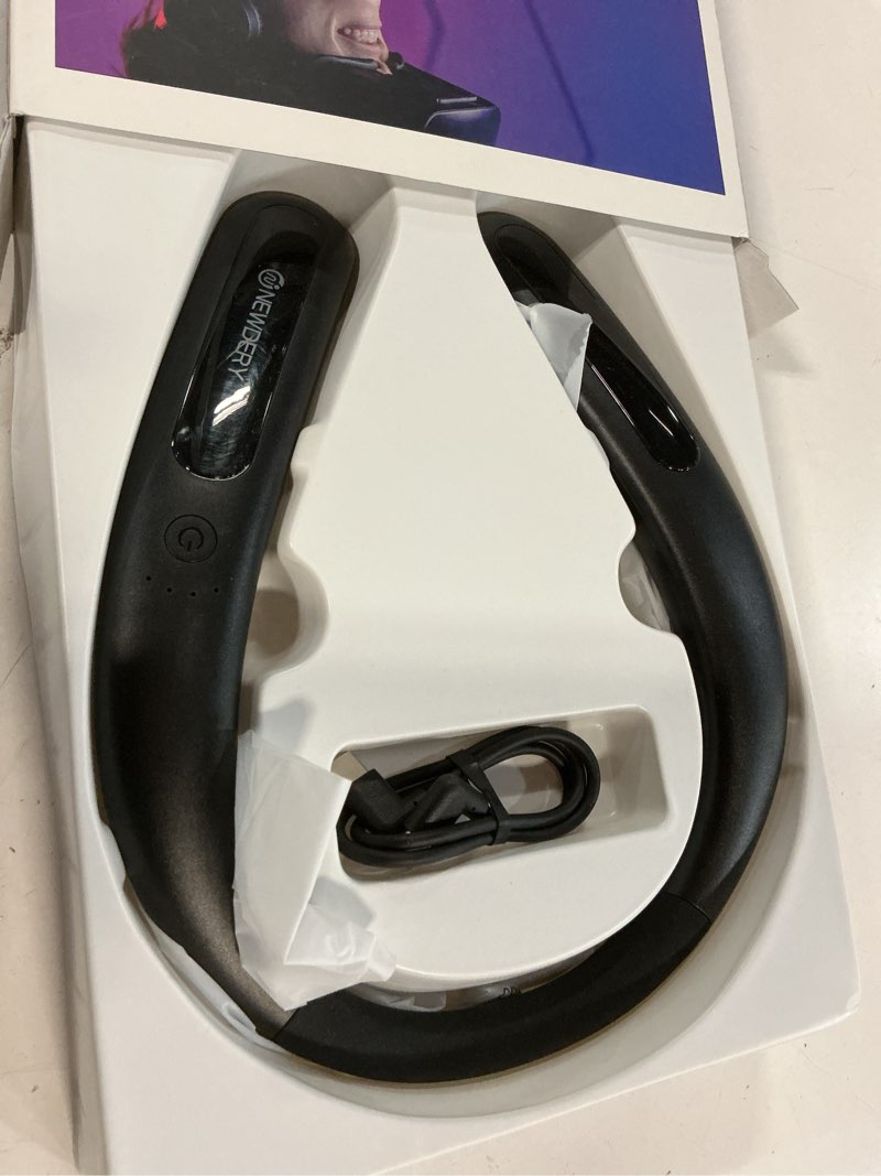 Condition photo showing As Is for newdery battery pack for meta quest 3s/3, 10000mah hanging neck power bank for extra 3-5h playtime, pd fast charger for meta quest 3s/3/2/pro, pico4, htc vive, psvr2 - black