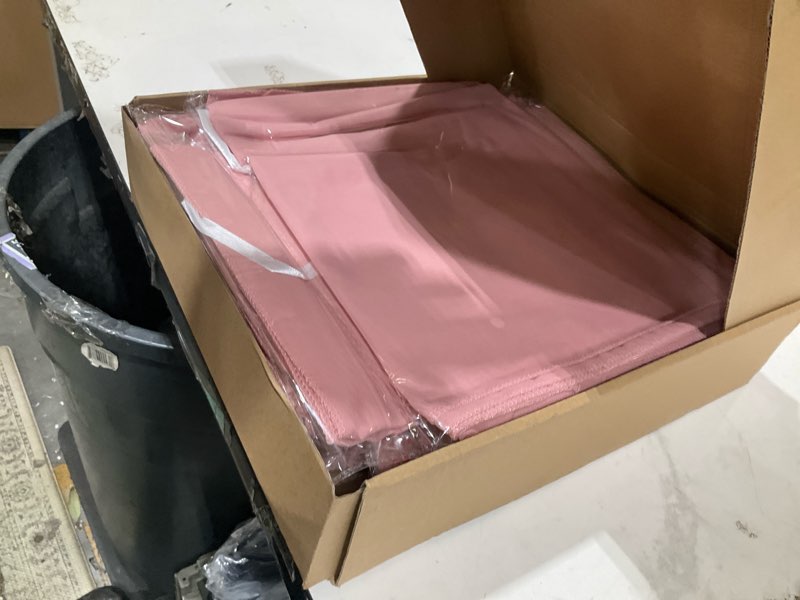 Condition photo showing Good Condition for chumia 24 pack chiffon table runners romantic sheer table decorations long tulle runner for wedding bridal shower party supplies decor, 118 x 12 inches(dusty rose) blush pink