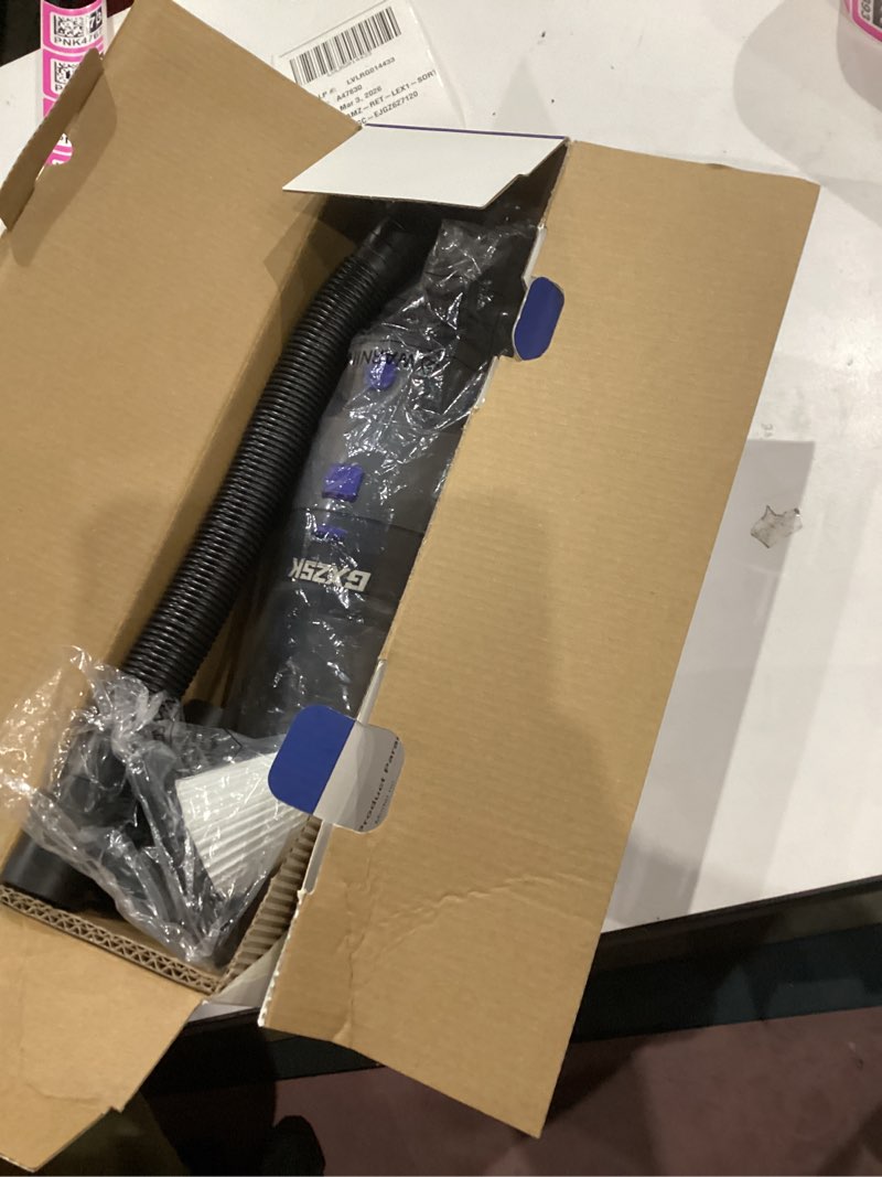 Condition photo showing Good Condition for Handheld Vacuum Cordless, 15000PA Strong Suction Hand Held Car Vacuum Cleaner Rechargeable, Portable Hand Vacuum with Multi-Nozzles & Washable Filter for Home Office, Car, Pets Gray & Deep Blue