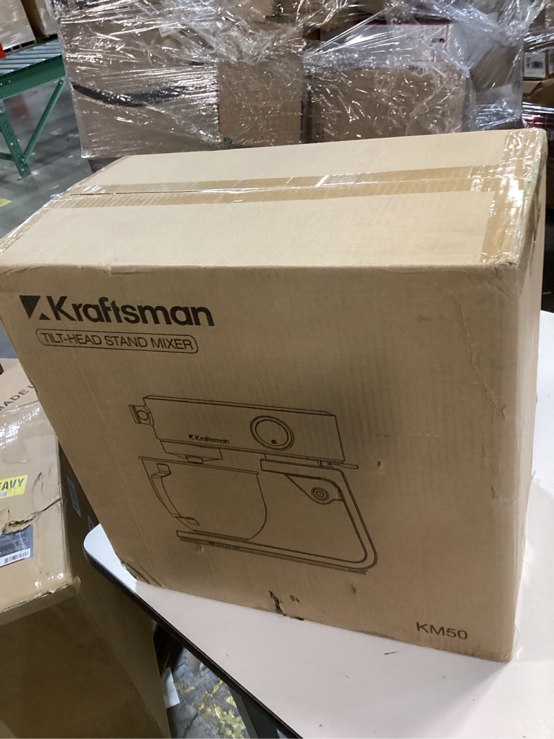 Condition photo showing New/Like New for Stand Mixer All Metal - Heavy Duty Kitchen Standing Mixer 5.3 Quart with 4 Stainless Steel Attachments, DC Motor & Multifunctional Power Hub, 8-Speed & Timer, Lower Noise (Black)