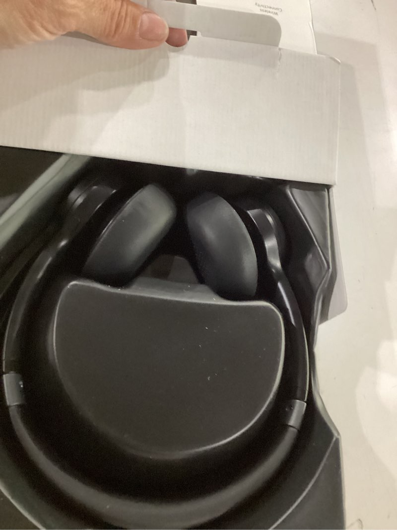 Condition photo showing Good Condition for tecknet wireless headset, bluetooth headset with noise cancelling microphone - rechargeable bluetooth v5.2 headphones, 50h playtime & mic mute, on ear headphones for trucker/remote work/call center deep black