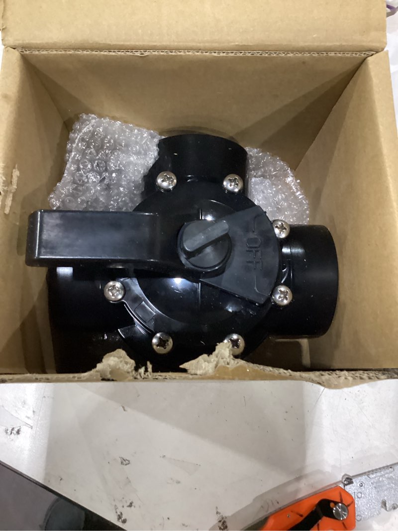 Condition photo showing New/Like New for 4717 3 port 2 to 2-1/2-inch positive seal neverlube valve compatible with jandy, 3 way diverter valve suitable for ground pool, tub & spa system